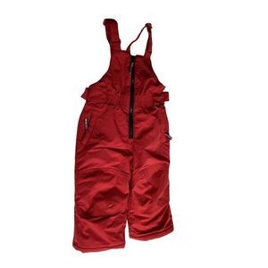 Amazon Kids Red Snow Bib Overalls Ski Pants‎ 2T Insulated Snowsuit Waterproof